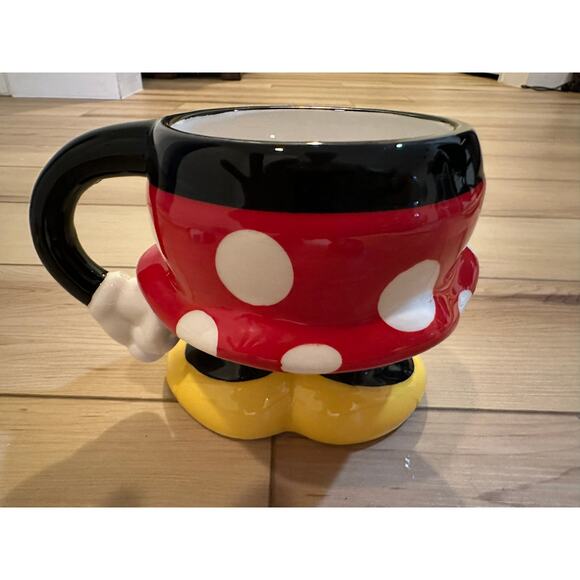 Authentic Original Disney Parks Minnie Mouse Bottom Skirt Legs Coffee Mug - Picture 5 of 13